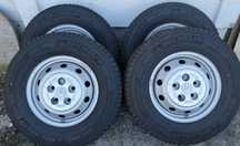 Felgi z oponami 6x16 ET68 5x130 Ducato Jumper Boxer Movano