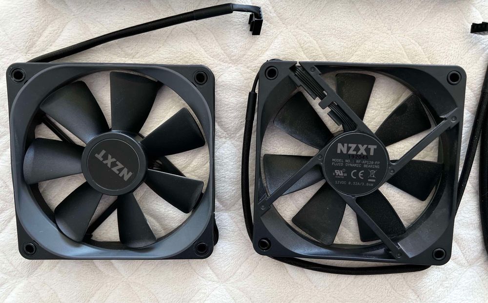 Wentylator komputerowy firmy NZXT, 120 mm, 3 szt.