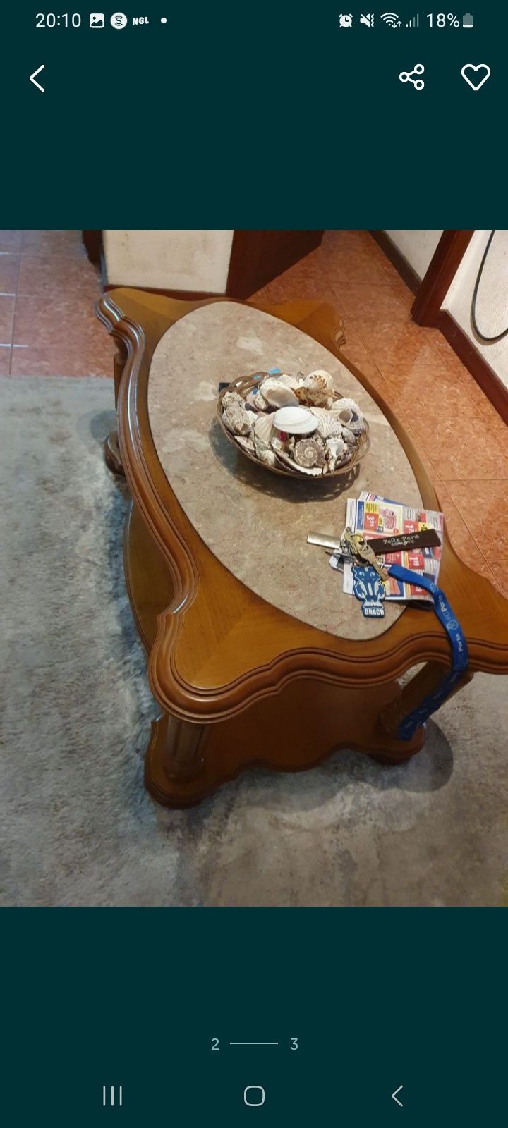 Mesa de centro ou entrada