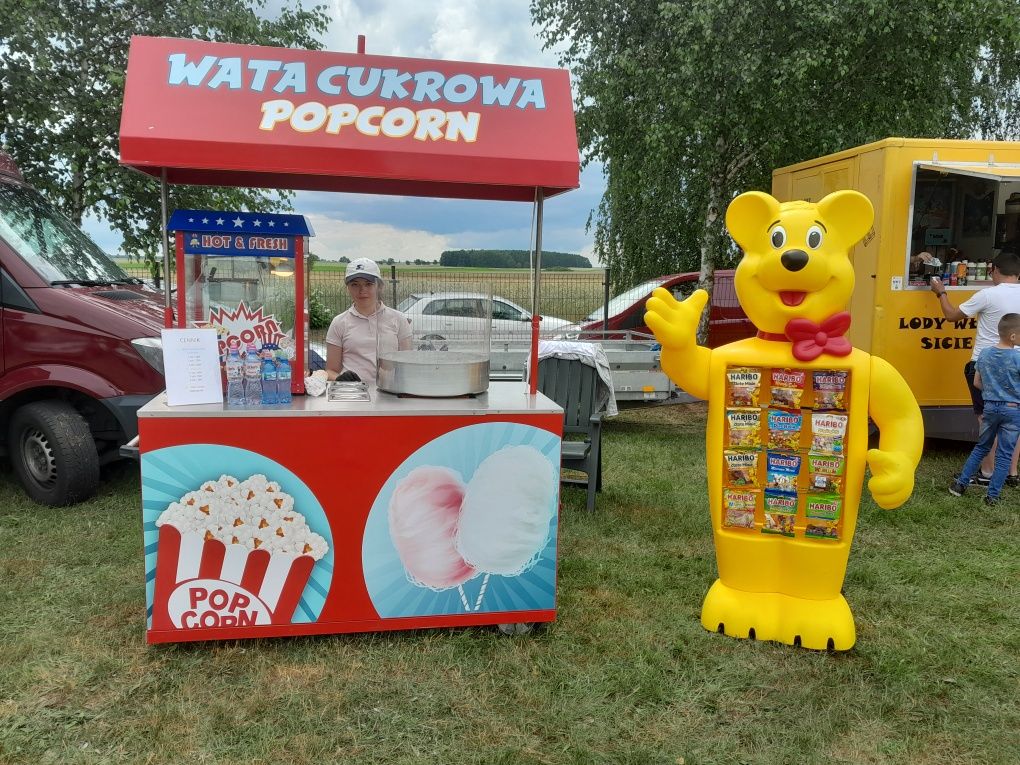 Wata cukrowa, popcorn- profesjonalne stoisko na festyn, event