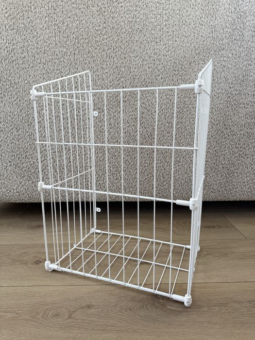 Metalowy kosz na pranie do szafki łazienkowej