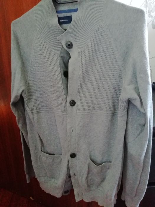 Casaco de malha fina