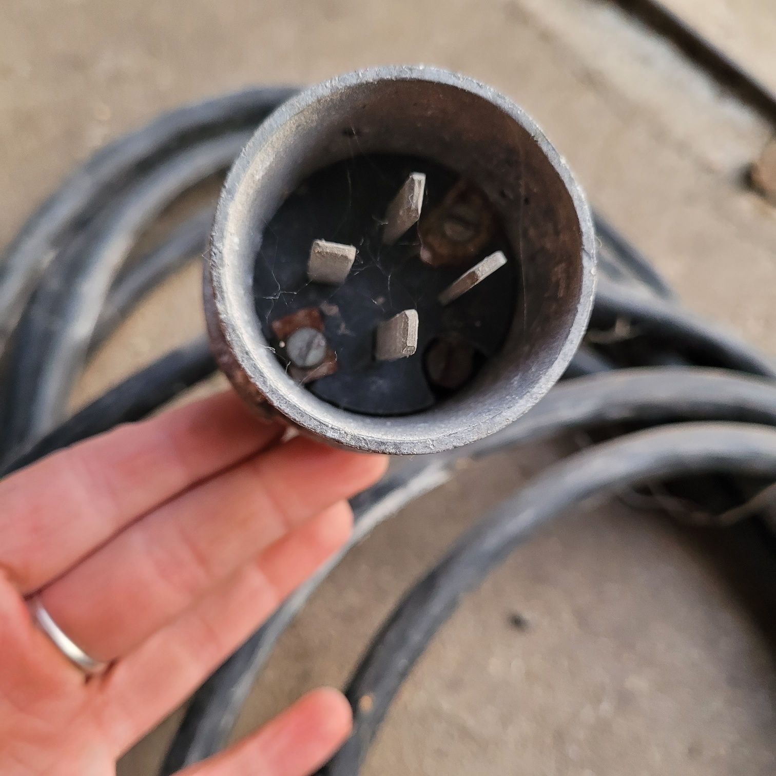 Przedłużacz siła płaskie bolce,  16 A 500 V