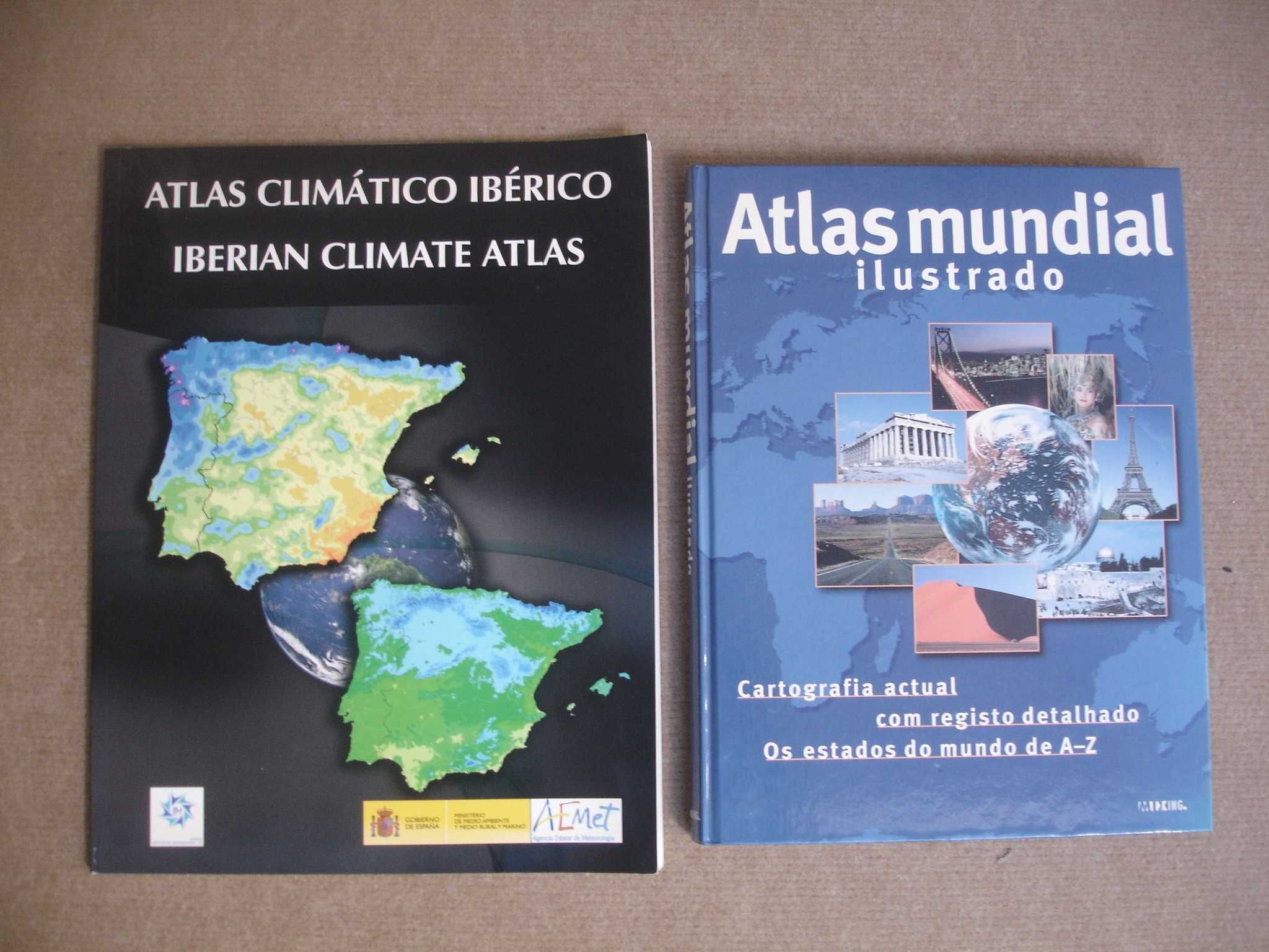 Atlas e Mapas de Geografia e de Clima