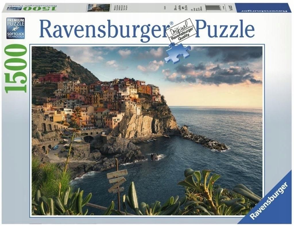 Puzzle 1500 Widok Na Cinque Terre, Ravensburger