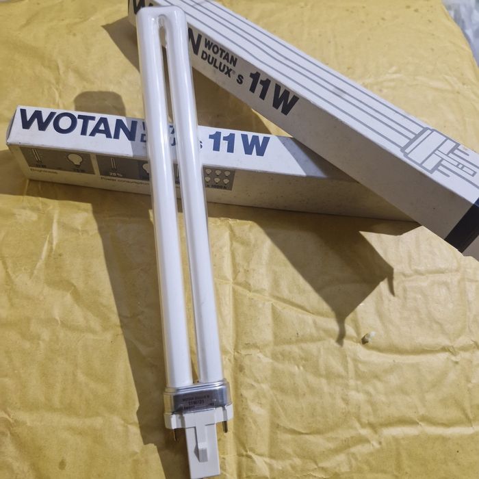 Świetlówka kompaktowa Wotan Dulux S 11W G23, nowa, oryginalna