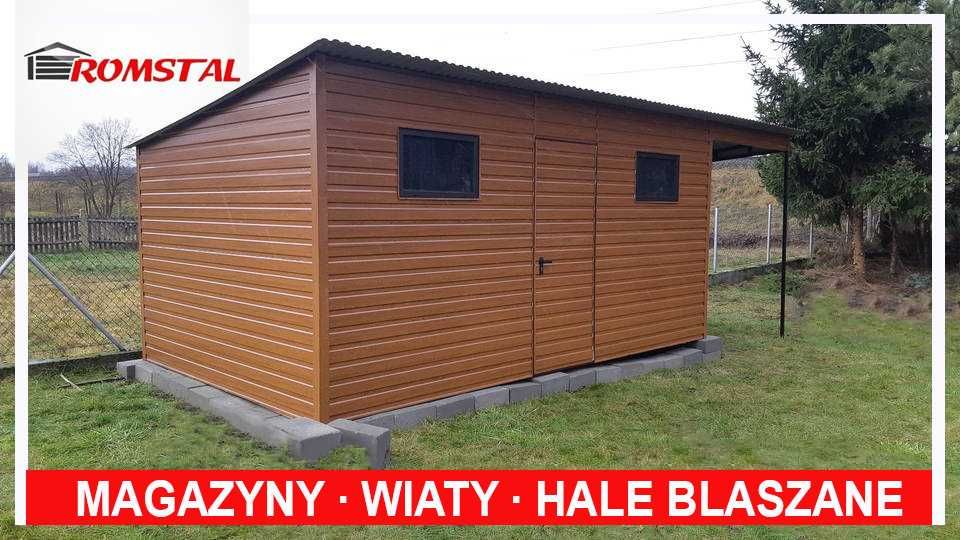 Garaż Blaszany - Schowek Ogrodowy - Magazyn - Wiata  - ROMSTAL*