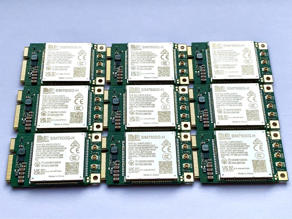 Модуль зв'язку SIM7600G-H (Mini PCI)