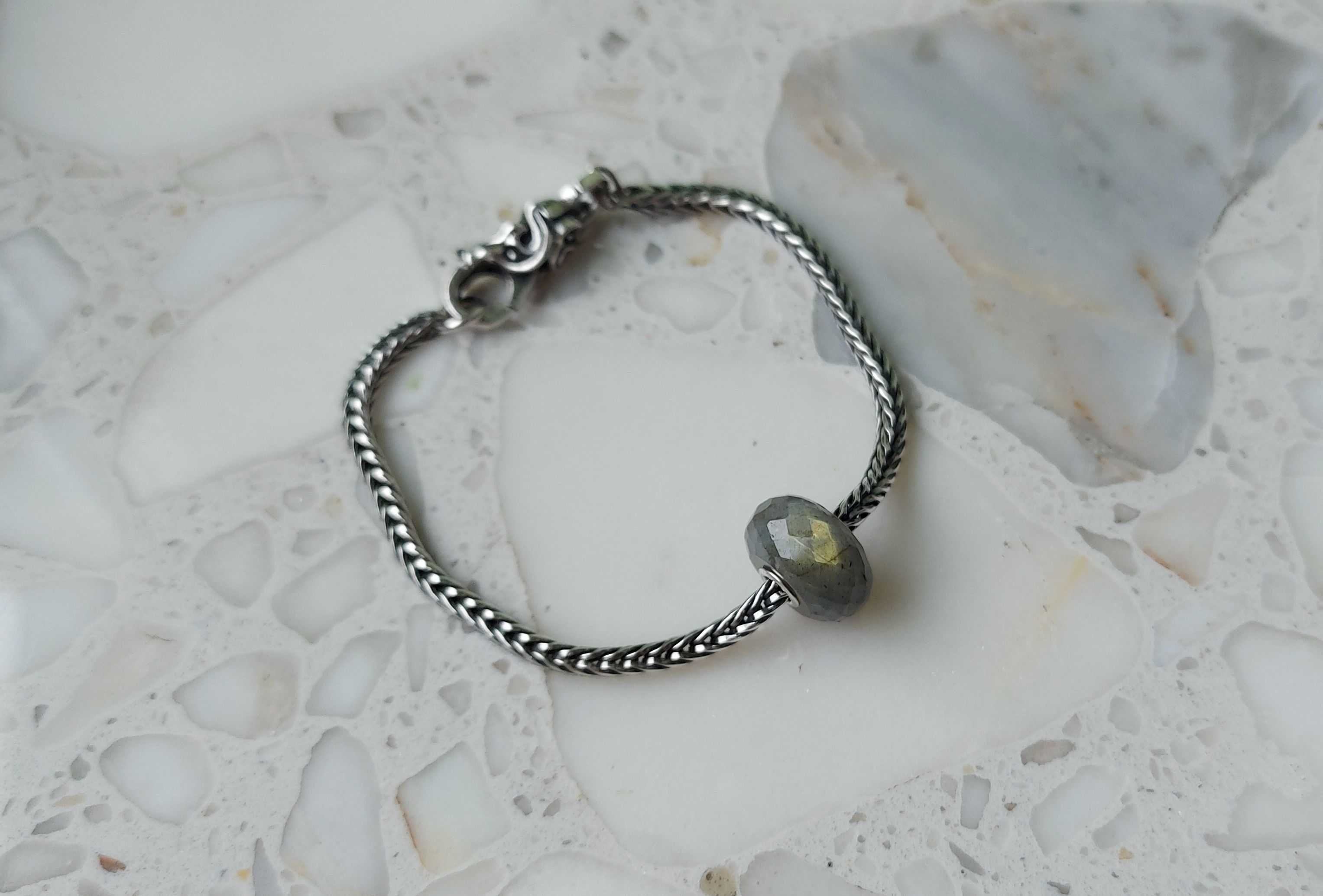 Trollbeads Labradorite Labradoryt Charms 1 (Nowy)