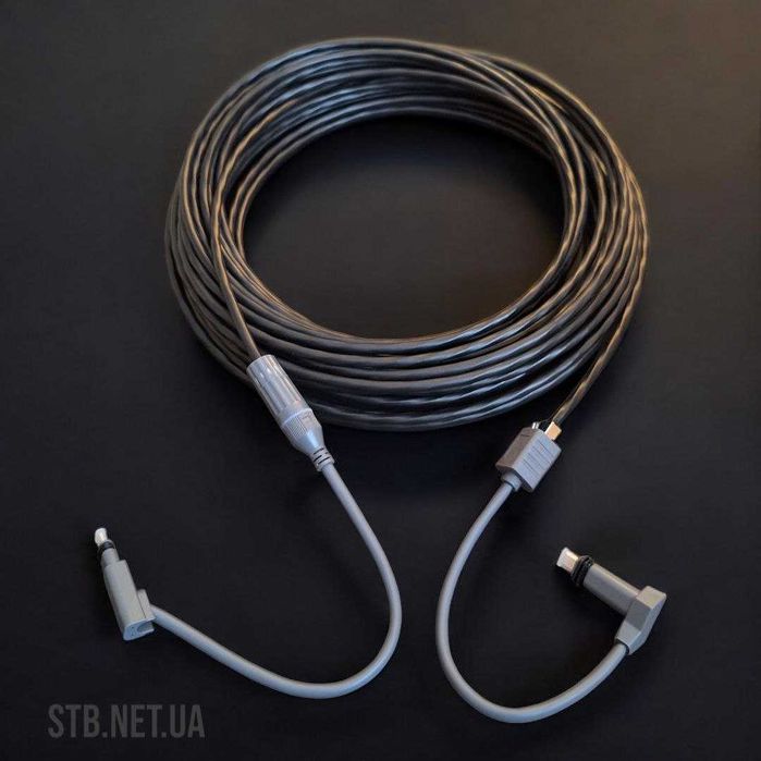 Кабель 15м/30м/45м для Starlink GEN2 з комплектом конекторів SPX Plug