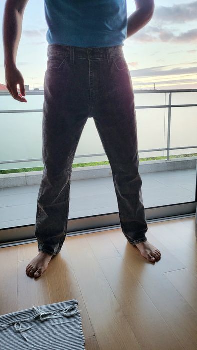 Calças Levis cinza escuro