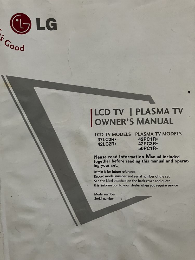 Televisor LG LCD 42 polegadas