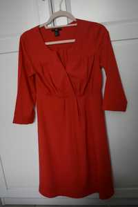 Czerwona sukienka H&M rozmiar 36
