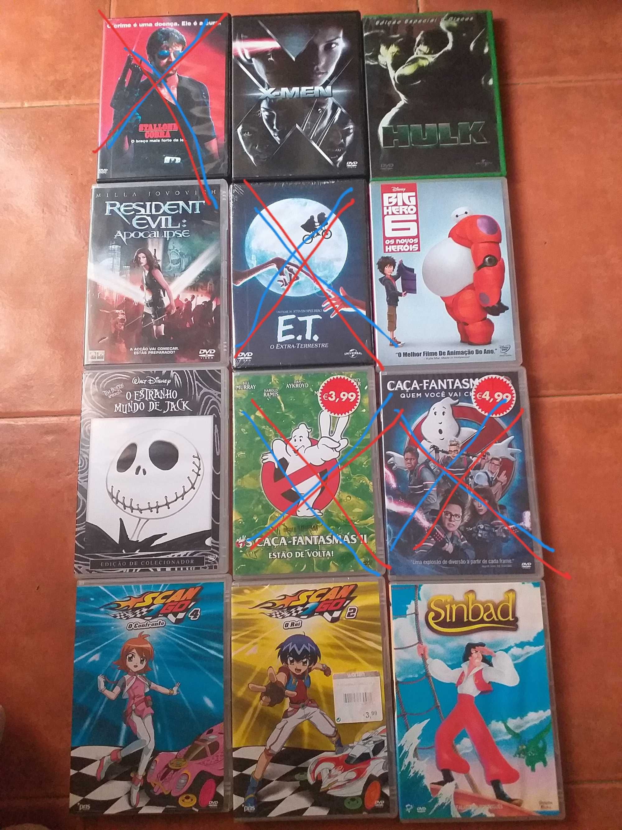 Dvd's - Filmes varados ainda selados