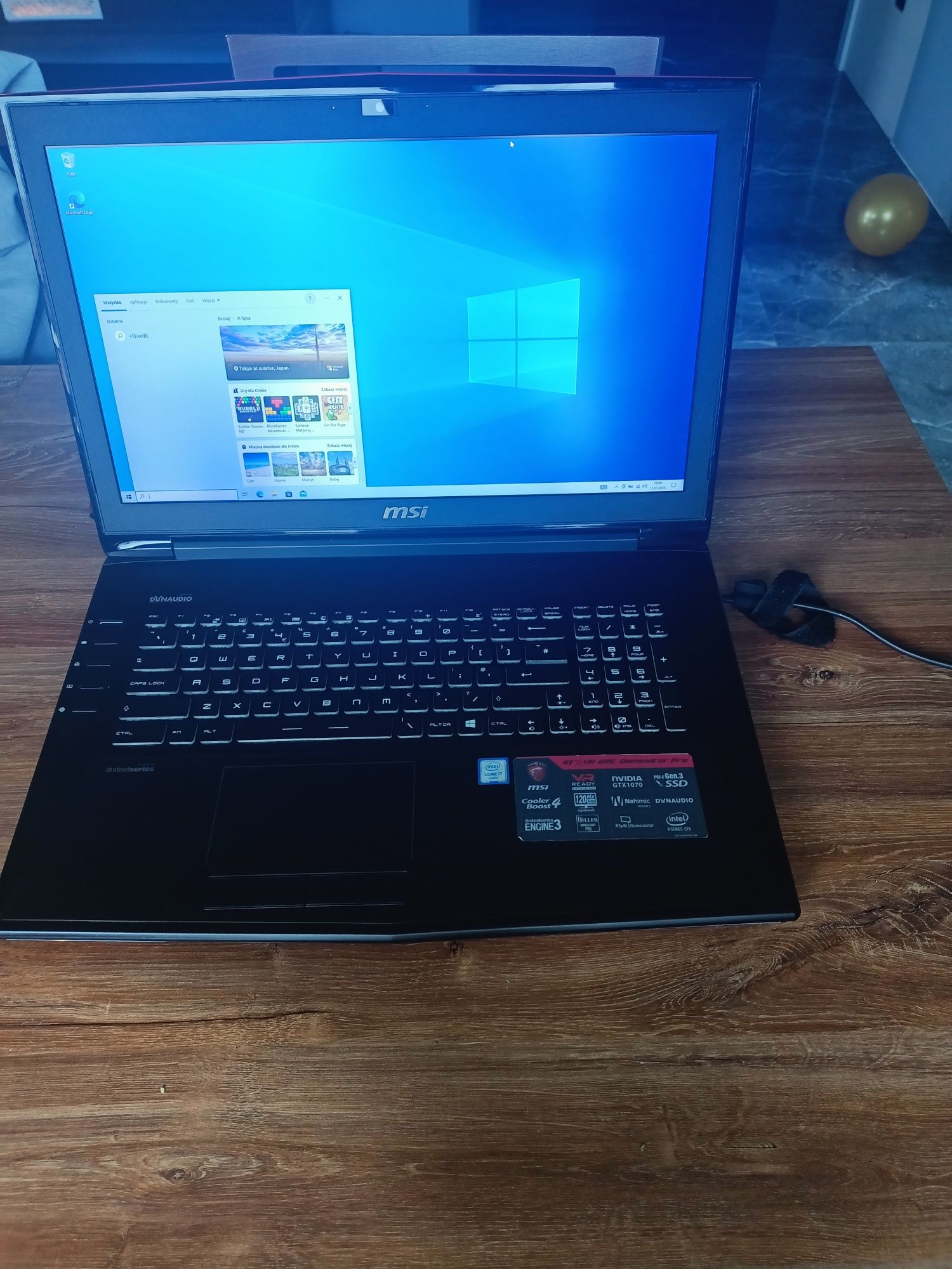 Laptop MSI GT72VR 6RE