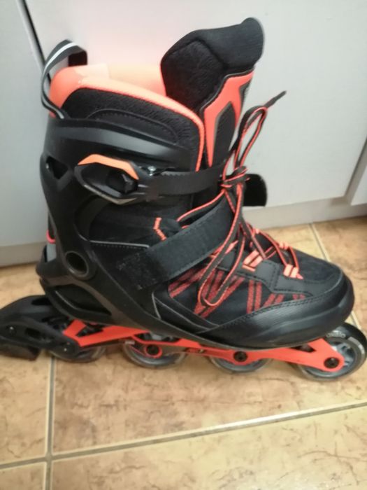 Rolki Oxelo Fit5 acid orange NOWE