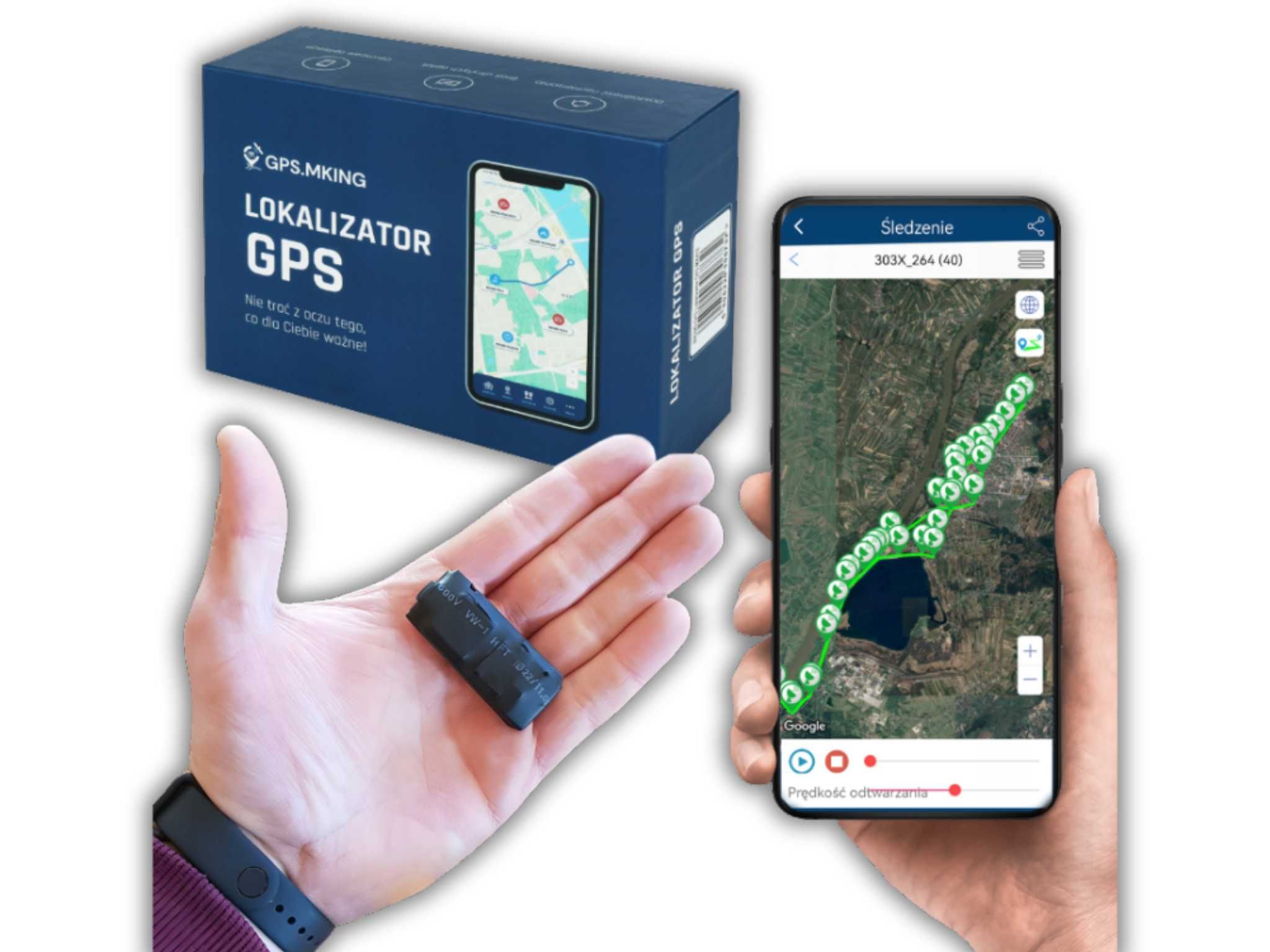Nowoczesny MINI GPS LOKALIZATOR Podsłuch Nagrywanie Micro (WYPRZEDAŻ)
