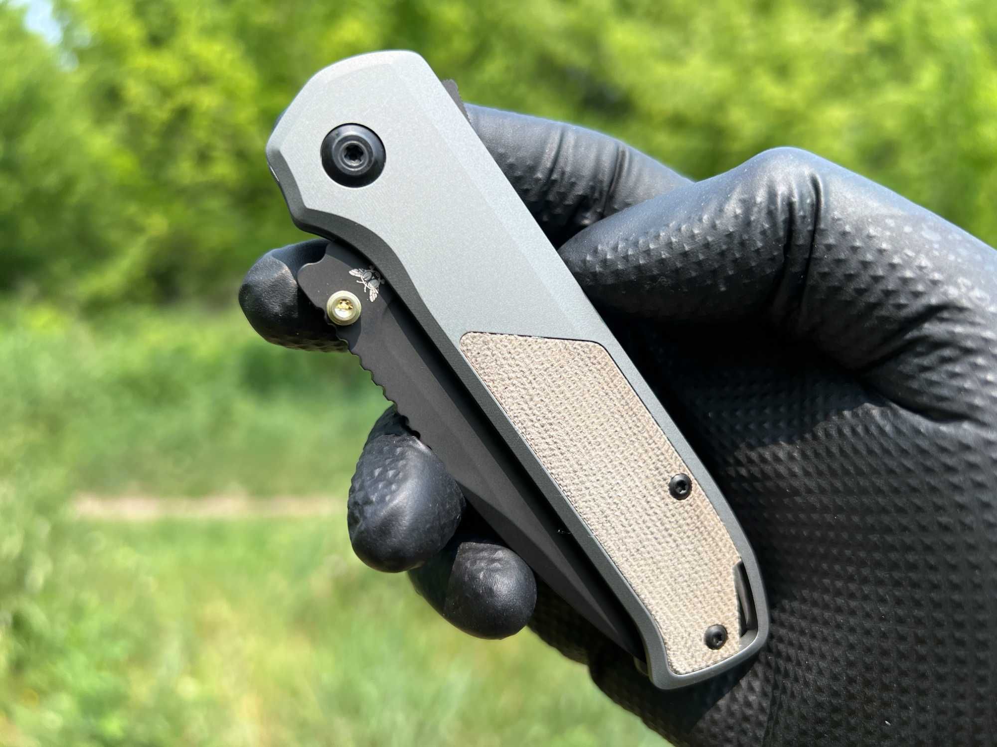 Складний ніж Flytanium Arcade Shark-Lock Alu/Micarta, DLC CPM S35VN