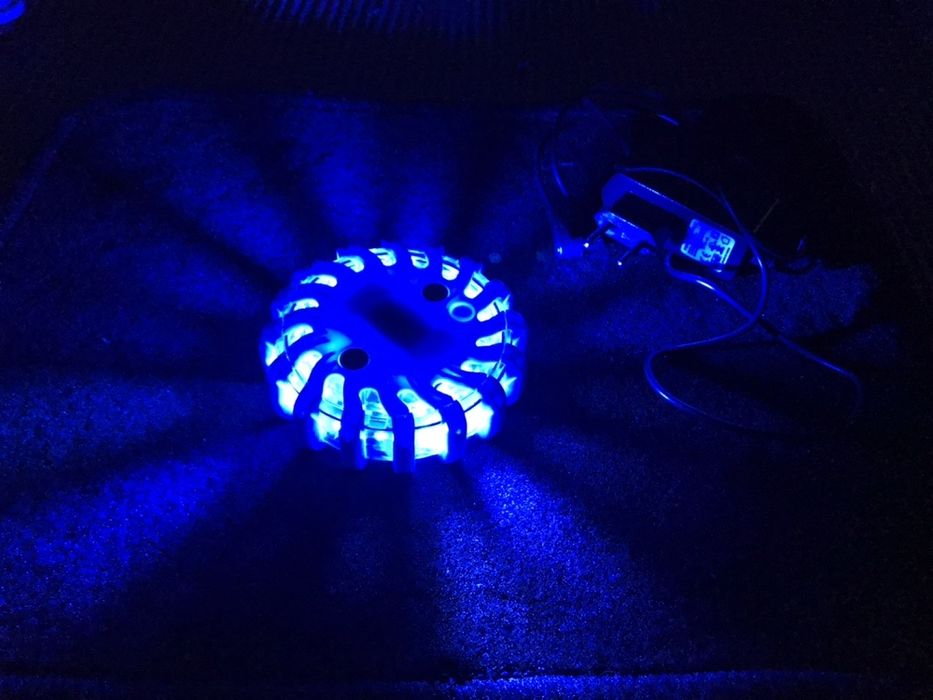 Disco led recarregável magnetico