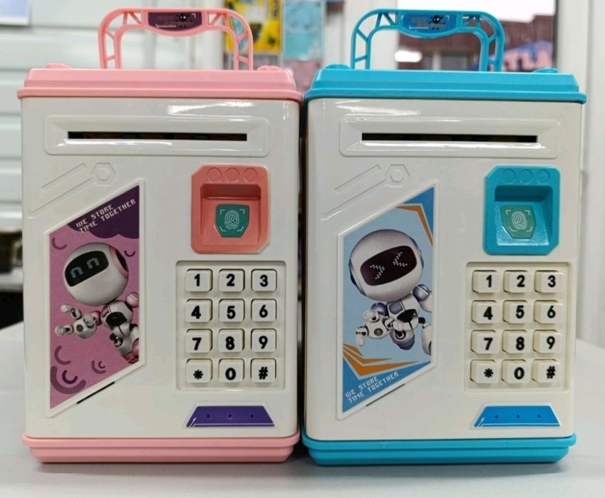 Детская копилка сейф с кодовым музыкальным замком для денег