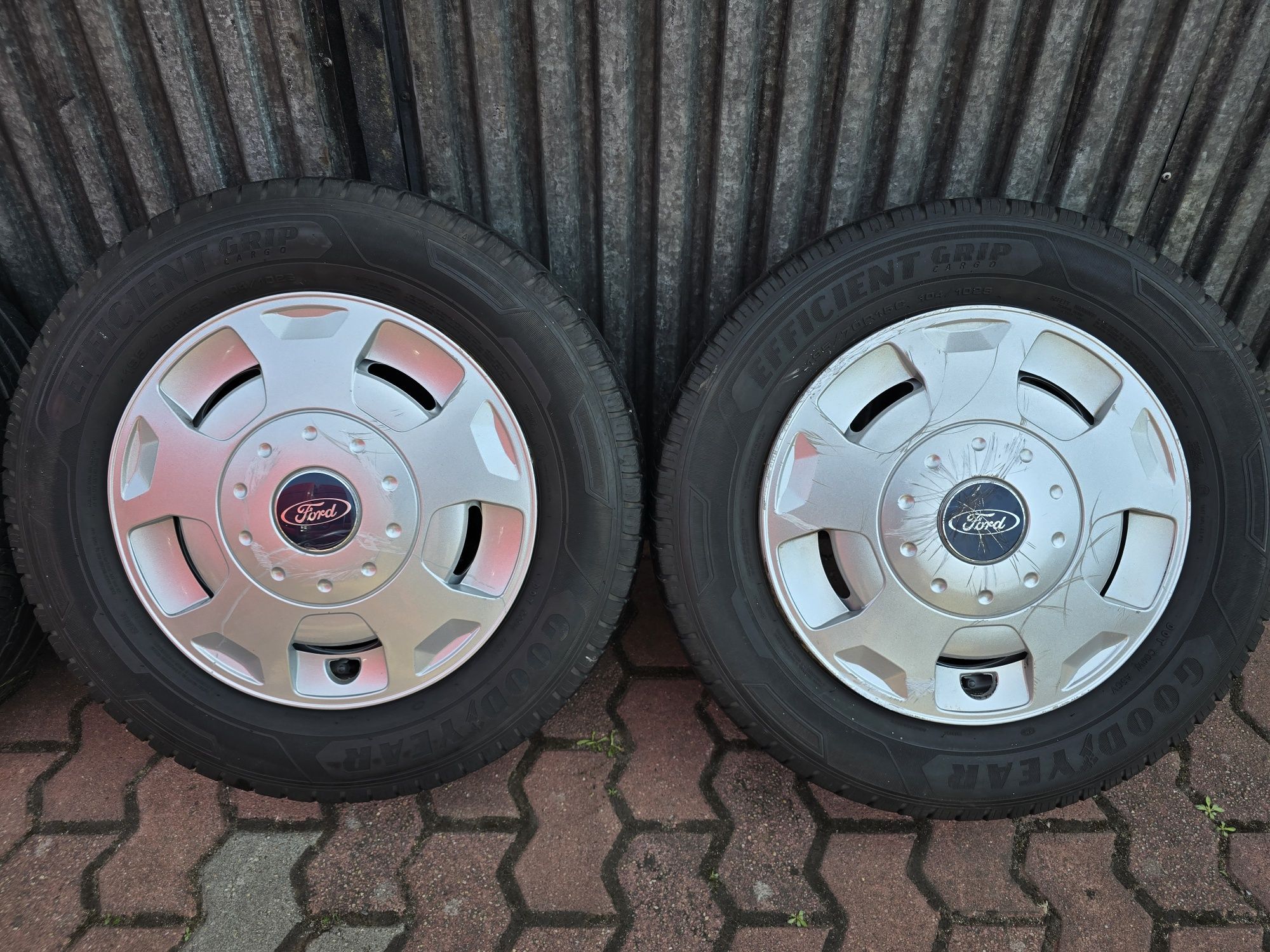 Felgi z oponami 195/70R15C Ford Transit 5x160 Tourneo Custom