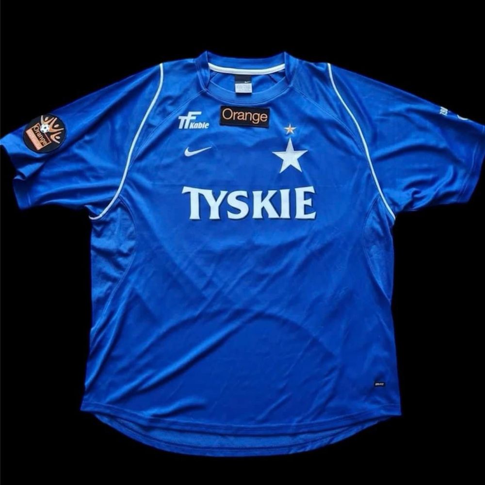 Niebieska koszulka Wisła Kraków 05/06