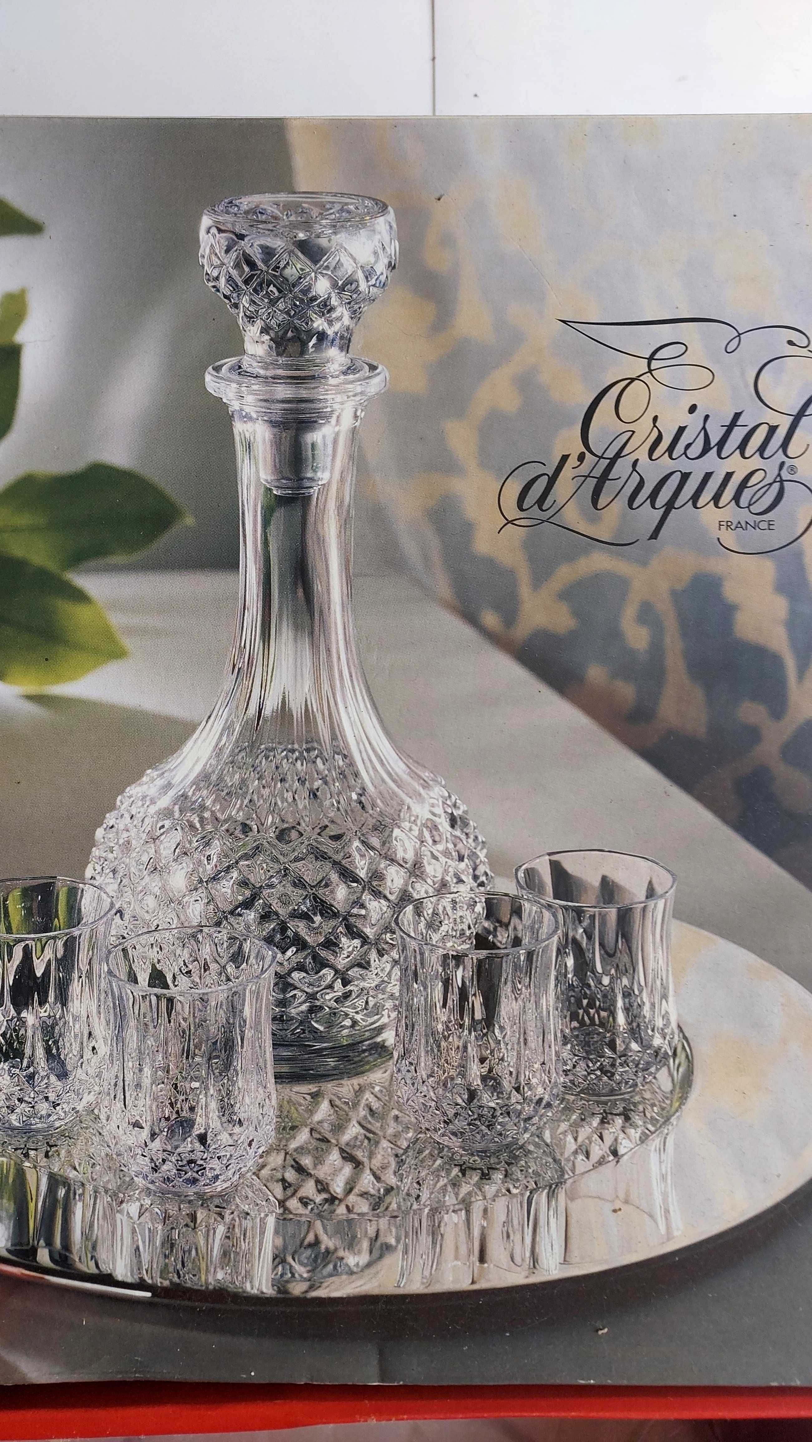 Serviço licor Cristal d'Arques