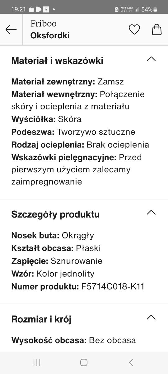 Buty sznurowane Friboo