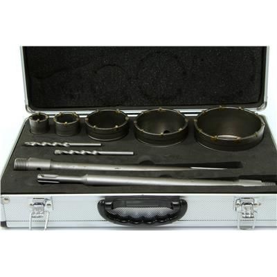 Otwornice frezy do betonu SDS+ zestaw 30-100mm