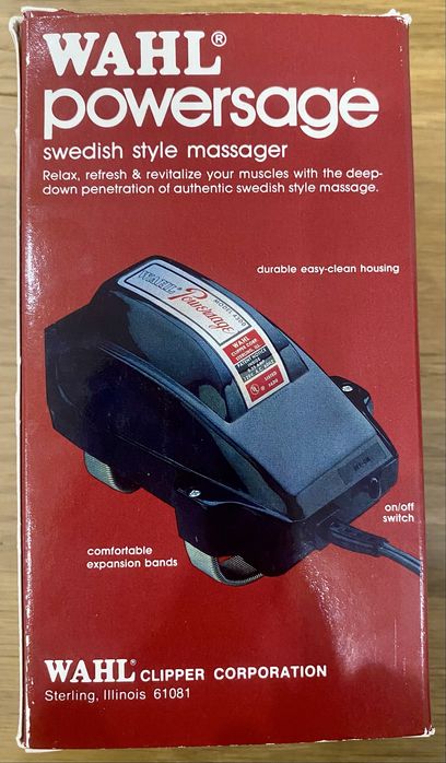 Massajador sueco Wahl Powersage - Novo