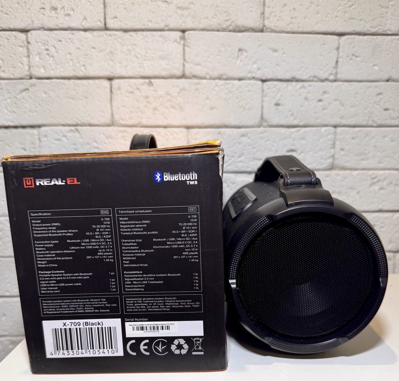 Портативна колонка Real EL X-709