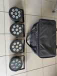 4x Reflektor LIGHT4me PENTA PAR 8x12W + pokrowiec