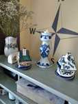 Ceramiczny świecznik - lichtarz sygnowany