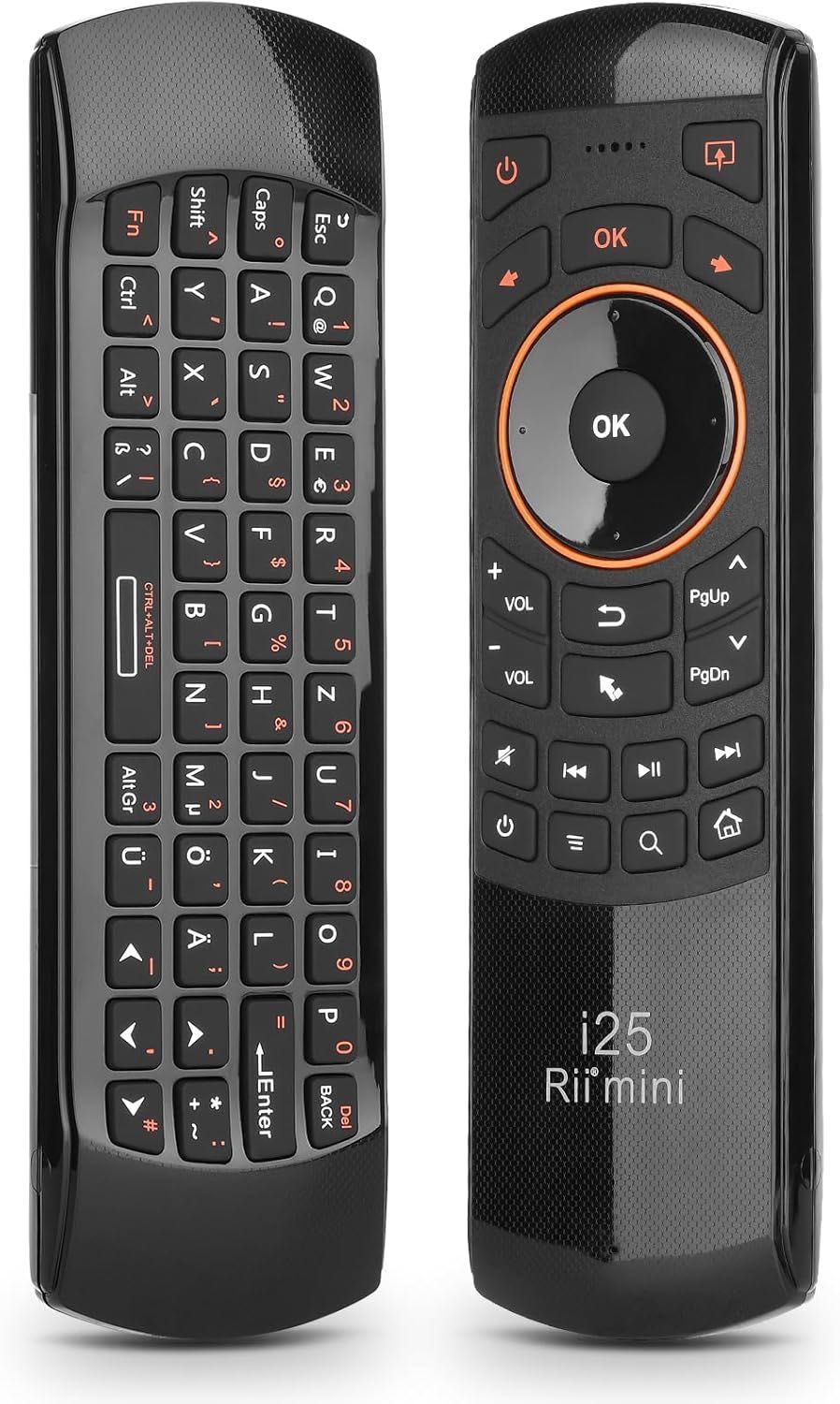 Rii Air Mouse z 6-osiowym żyroskopem, klawiatura