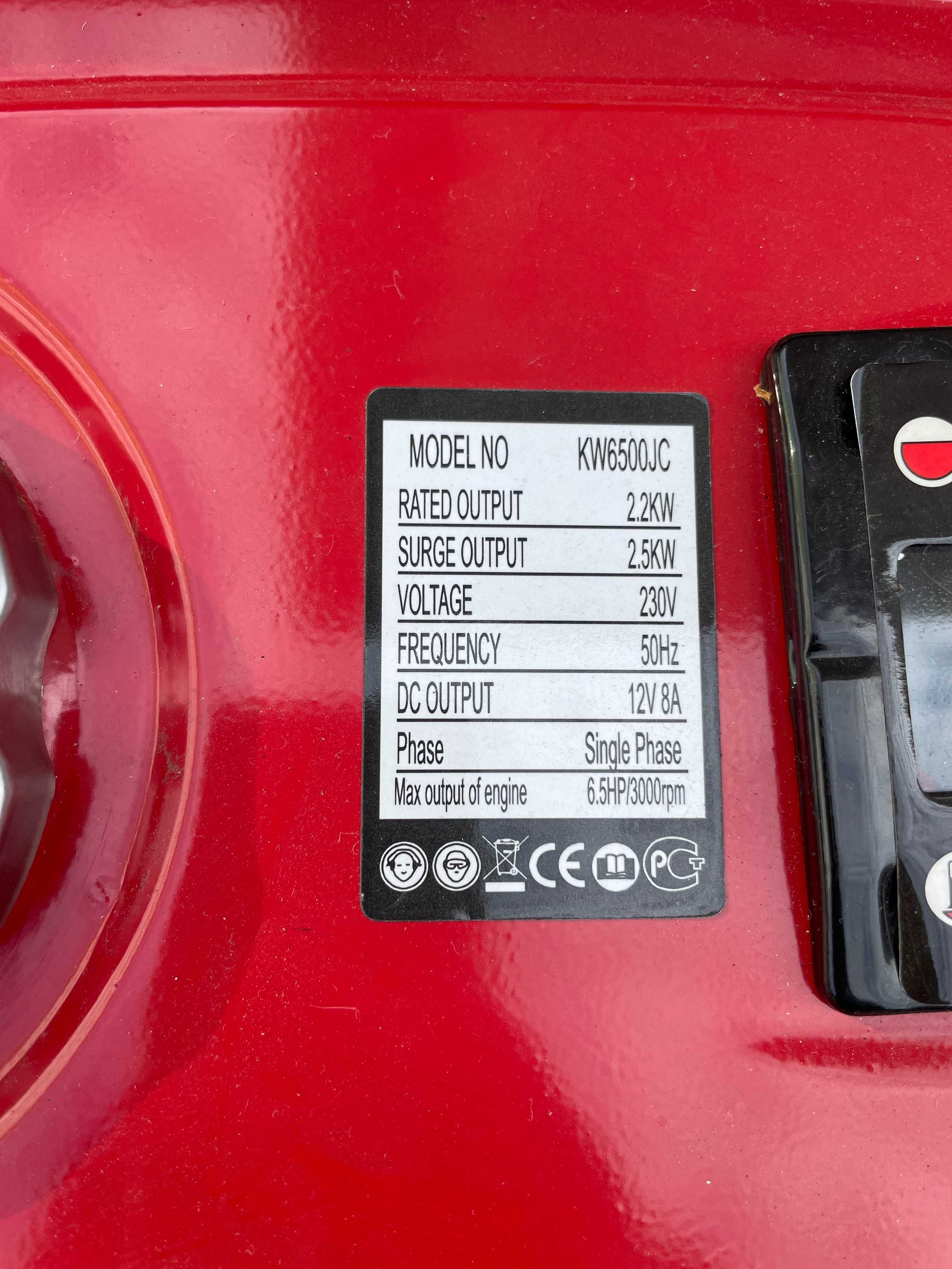 Генератор Kraft&Dele KD116 (KW6500JC) 2.2кВт