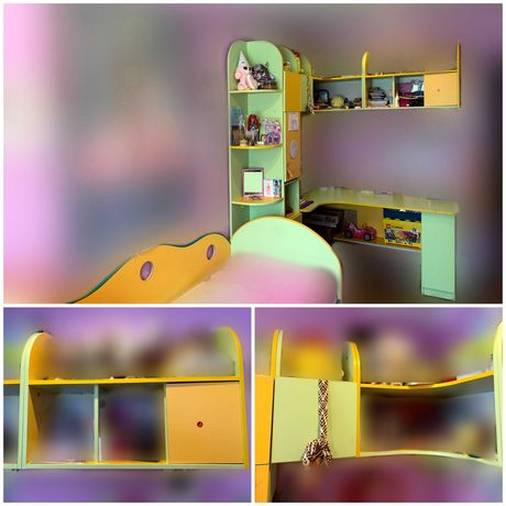 Меблі для дитячої кімнати площею 12 м.кв і більше