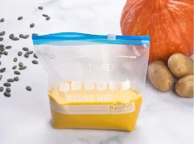 Toppits Zipper uniwersalny woreczek 1 litr przezroczysty, 12 sztuk