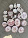 Duży Komplet Porcelana Angielska