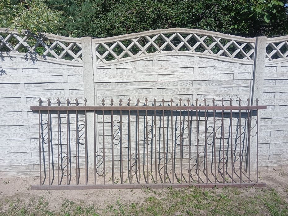 Przęsło metalowe ogrodzeniowe