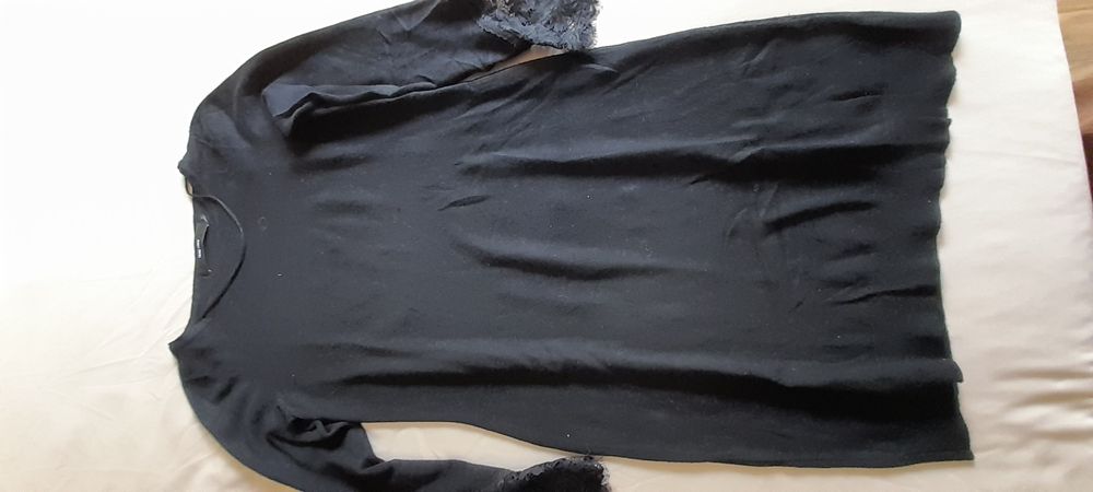 Vestido malha preto