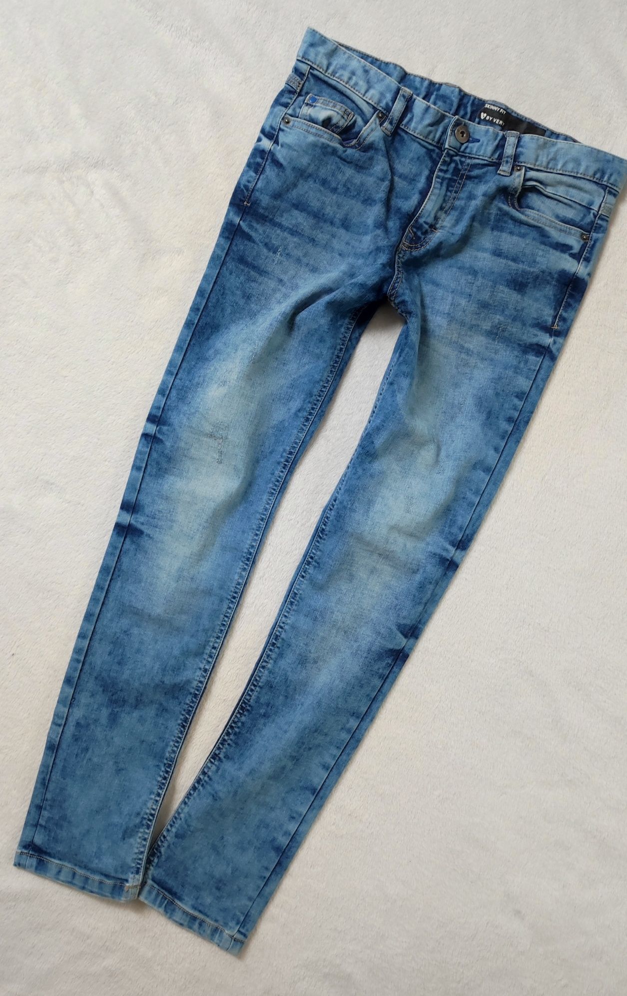 Spodnie jeans r.152-158 miękki że strachem super