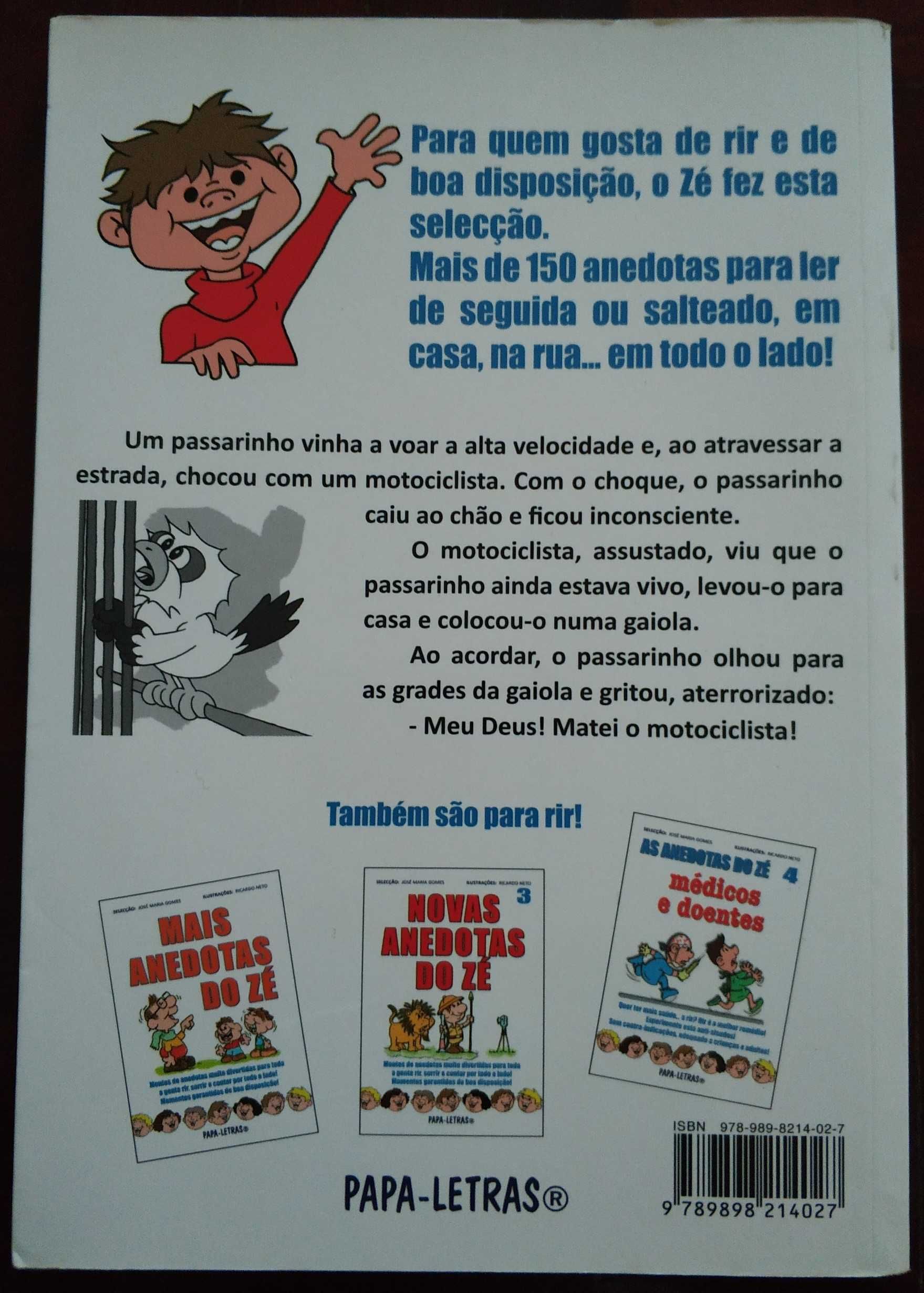 Livro "As Anedotas do Zé" - José Maria Gomes