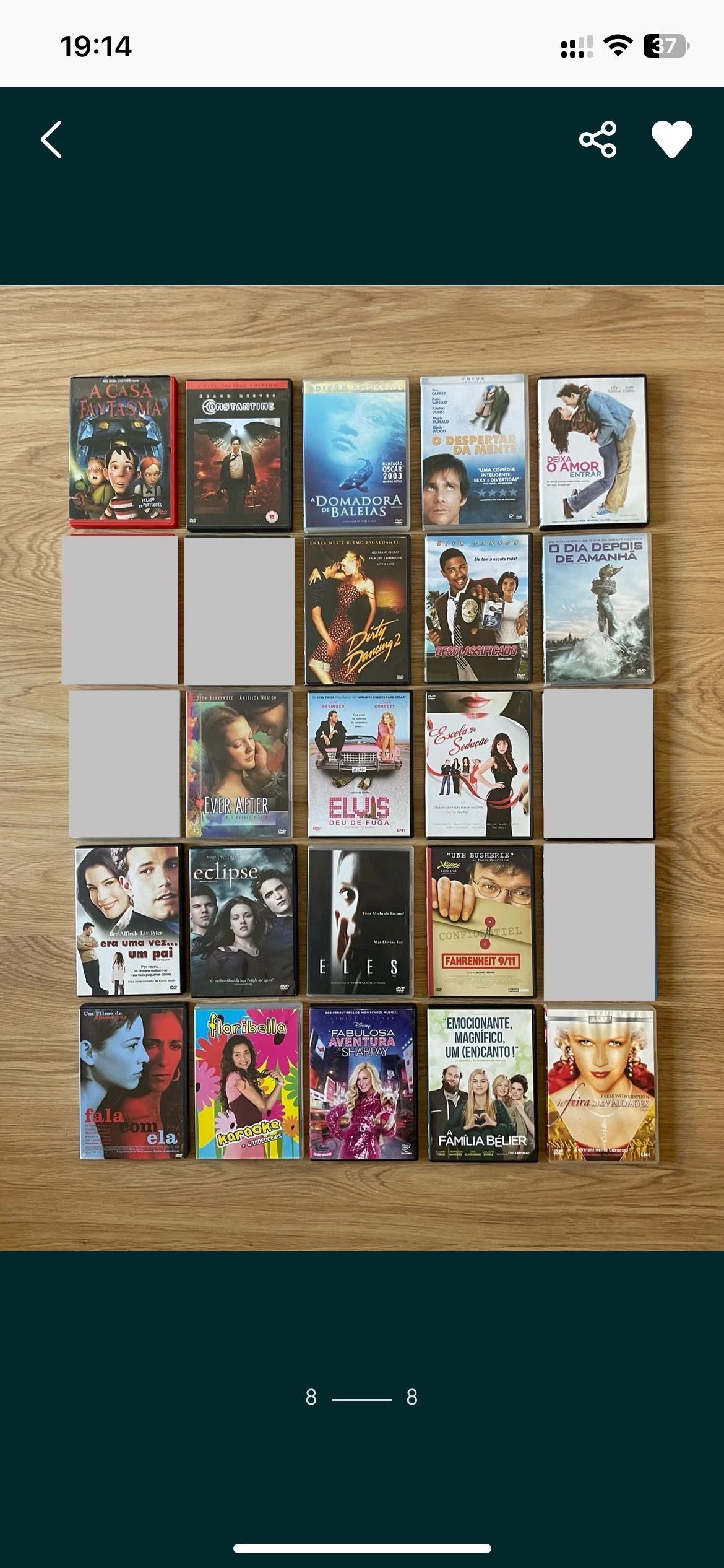 Vários filmes em DVD