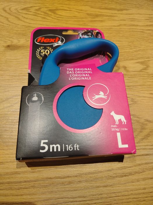 Smycz flexi 5 m rozmiar L