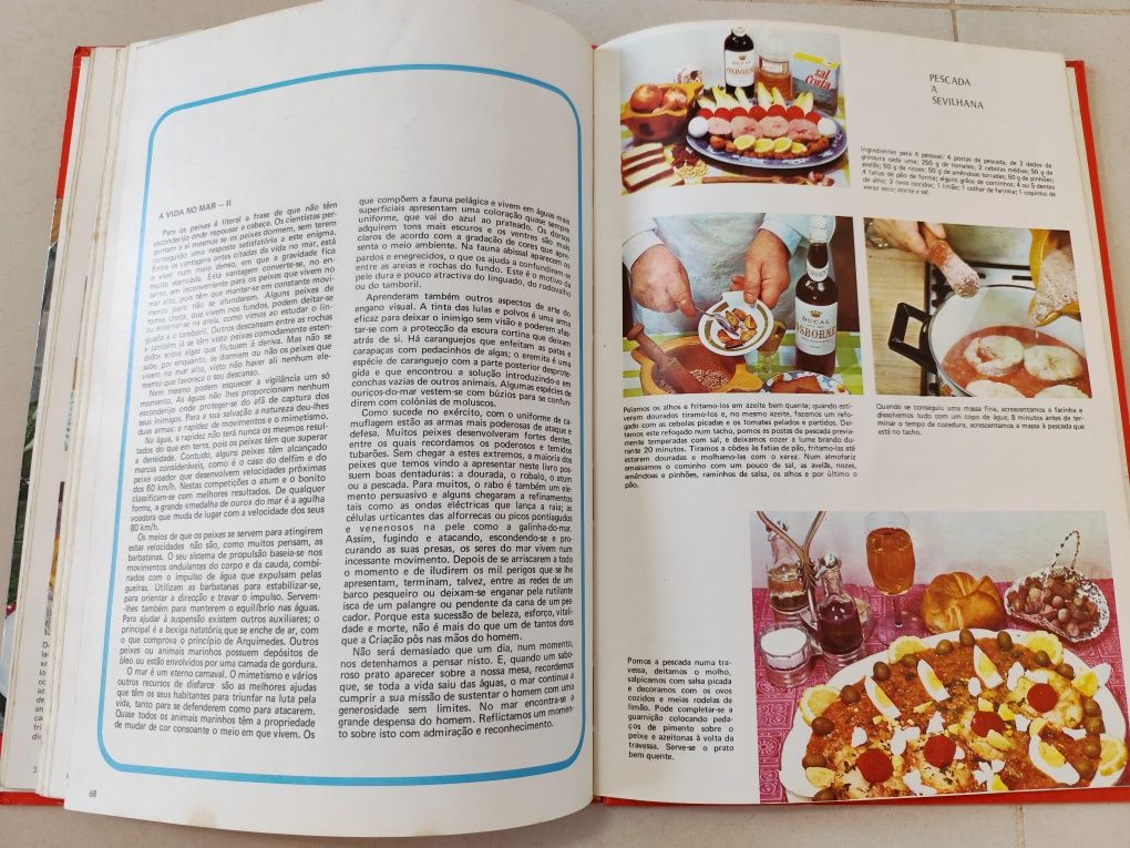 4 Livros de Culinária - Enciclopédia da Mulher - Anos 70/80 (Vintage)