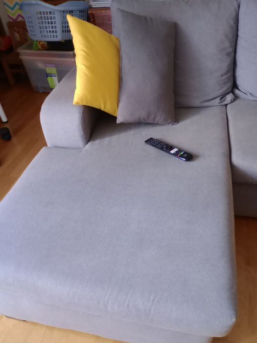 Chaise long cinzento