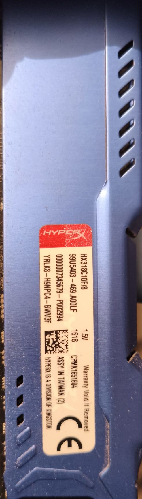 Pamięć RAM DDR3 Kingston HyperX Fury 8GB (1x8GB)