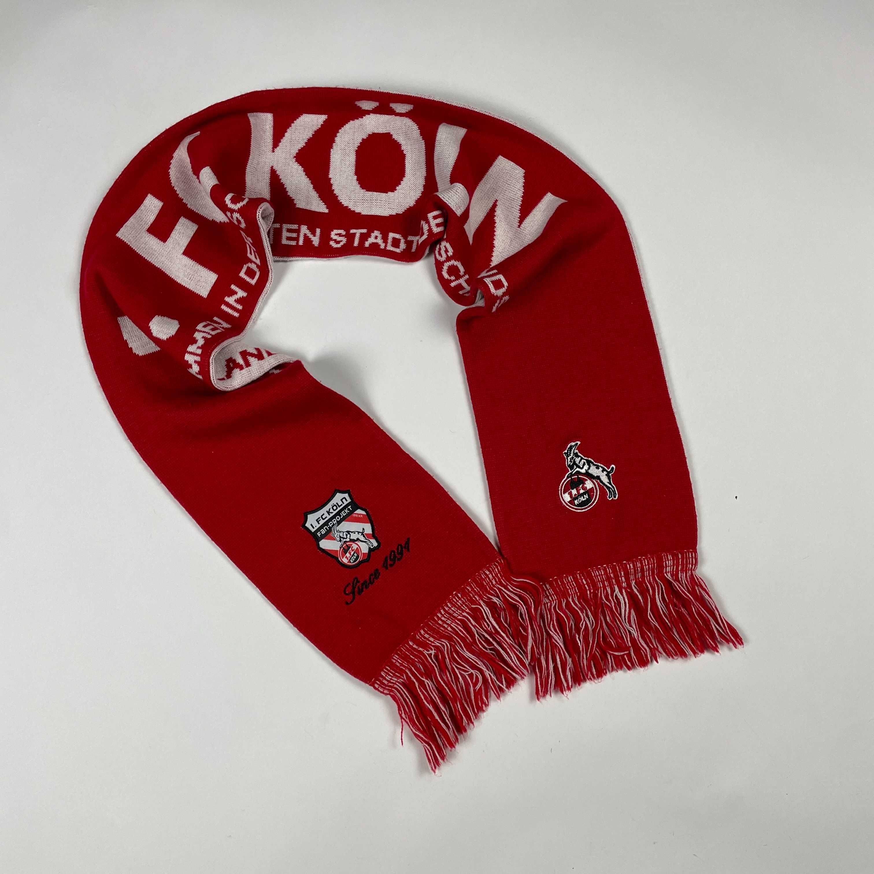 F.C. Koln szalik piłkarski 1991 90s vintage