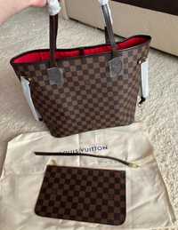 Louis Vuitton, LV, neverfull, damier ebene, MM, numer seryjny