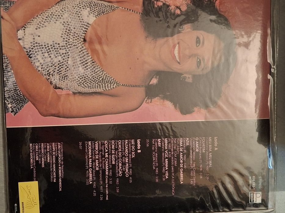 Lp em muito bom estado Gal Costa meu bem meu mal disco
